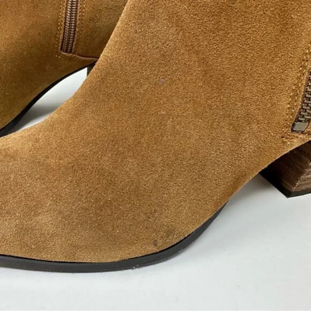 Blondo Women’s Siena Waterproof Suede‎ Leather Heeled Ankle Boot Bootie Size 11M